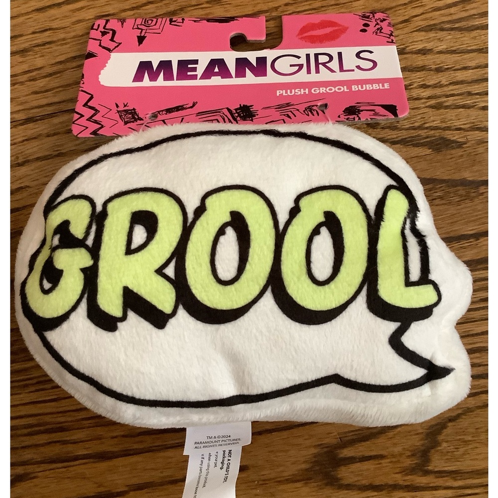 NWT Mean Girls Grool Dog Squeaker Toy